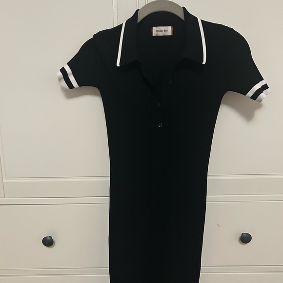 Aritzia Sunday Best Kylie black and white dress - Picture 3 of 4